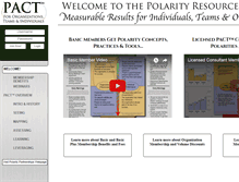 Tablet Screenshot of polarityassessment.com